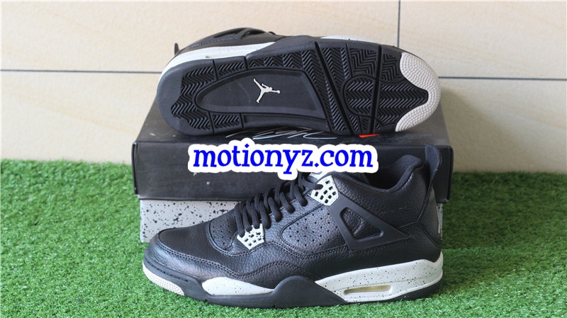 Authentic Air Jordan 4 Retro Fear Oreo